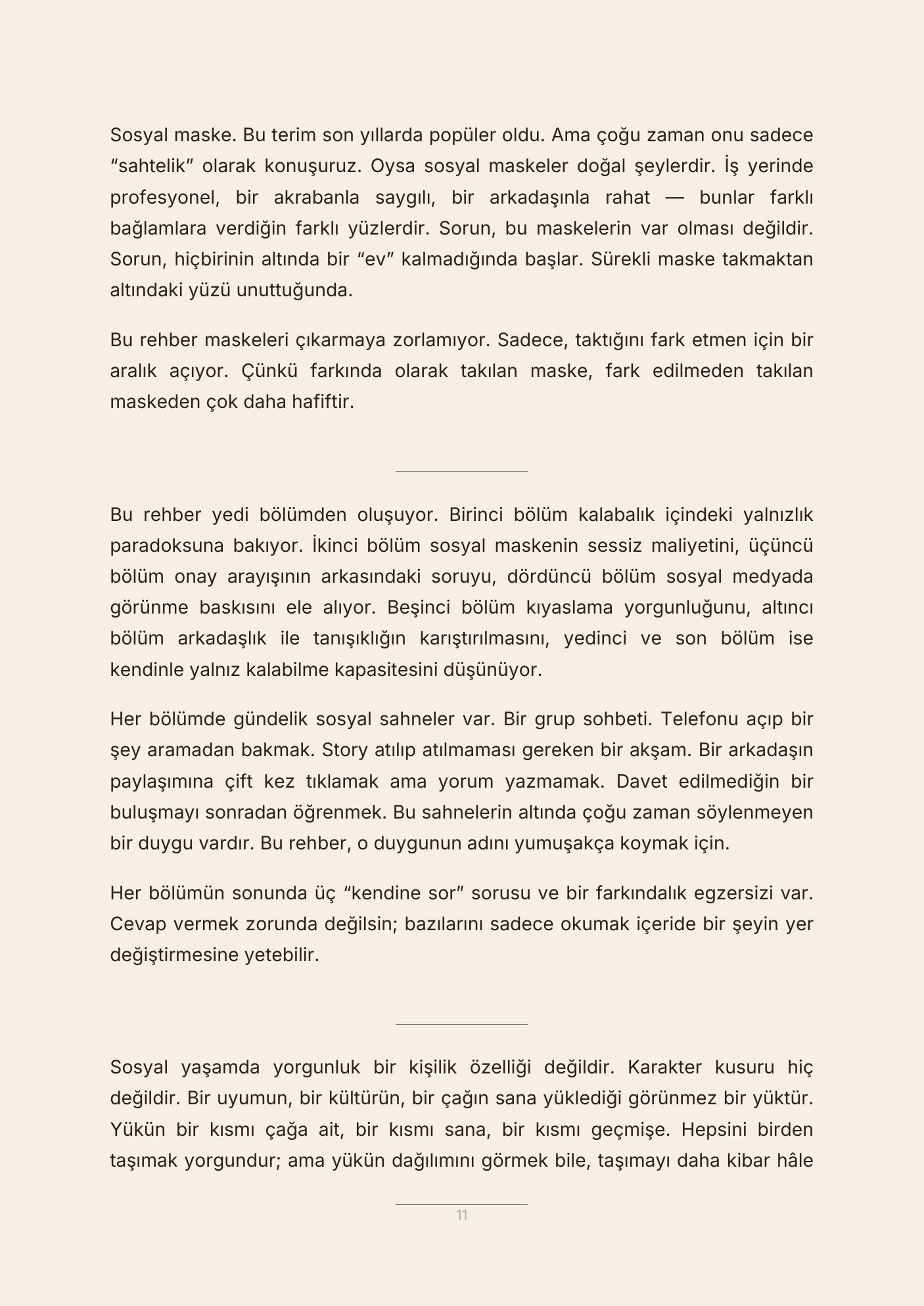 Maskelerin Yorgunluğu — Sayfa 11